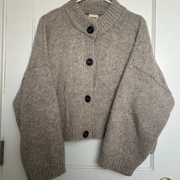 Babaa Cardigan no23 in Mist - Picture 1 of 5